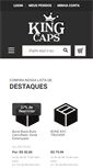 Mobile Screenshot of kingcaps.com.br