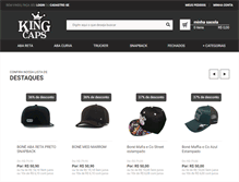 Tablet Screenshot of kingcaps.com.br